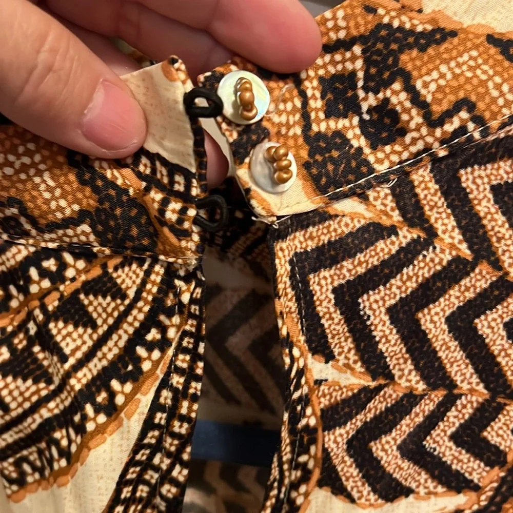 NWT Farm Rio Yawanawa Banana Lenzing Evovero Vanahu blouse - Picture 11 of 15